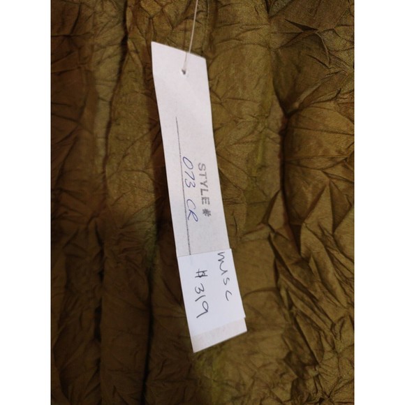 Planet Green Silk Skirt OSFM NWT MSRP $319 Crushed Silk Designer Art to Wear USA - Picture 6 of 7